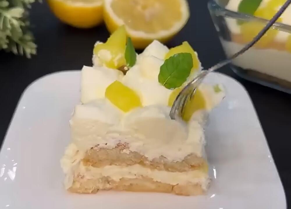 Kremast, domaći tiramisu s limunom