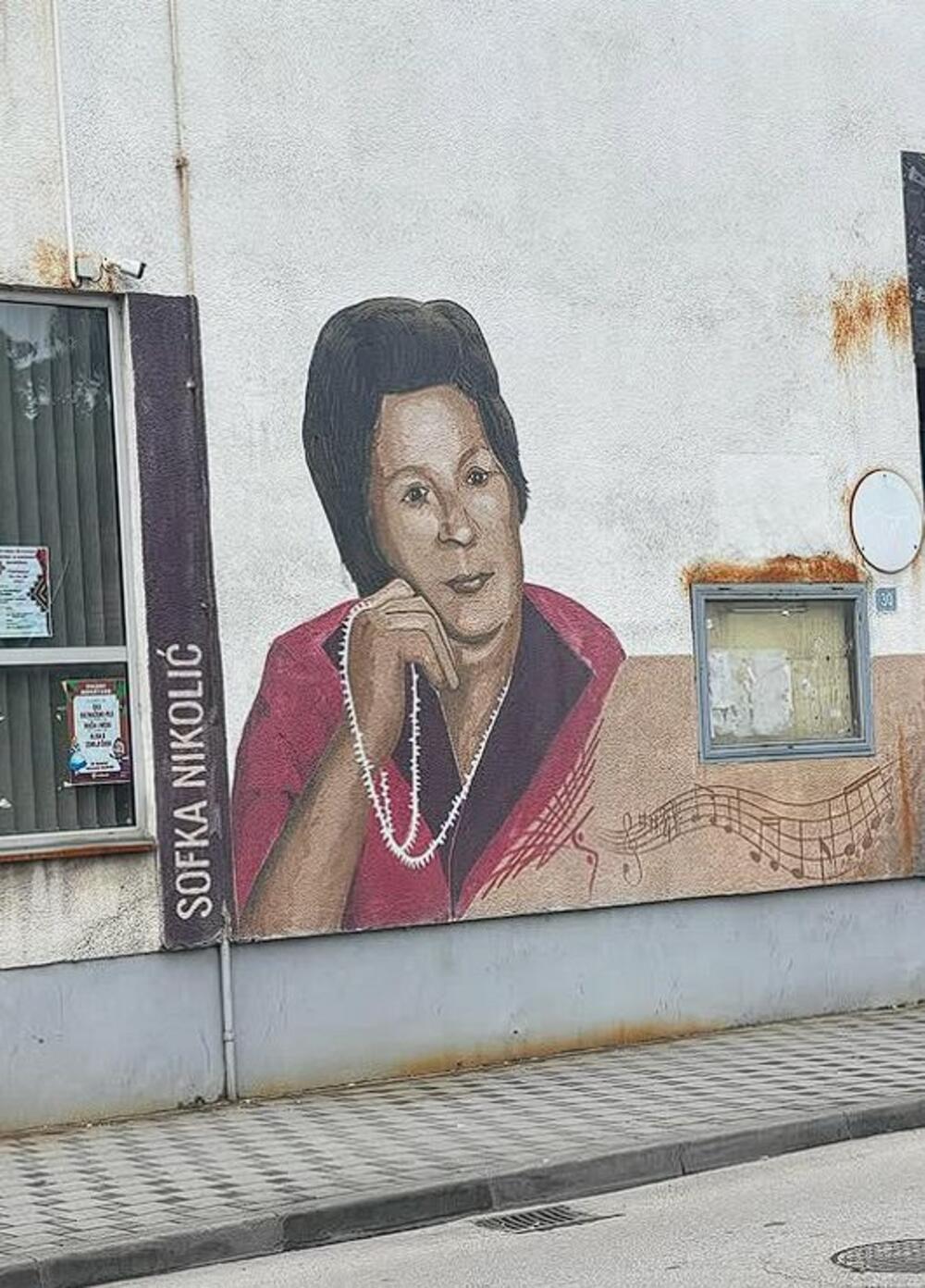 Sofka Nikolić dobila mural u Bijeljini