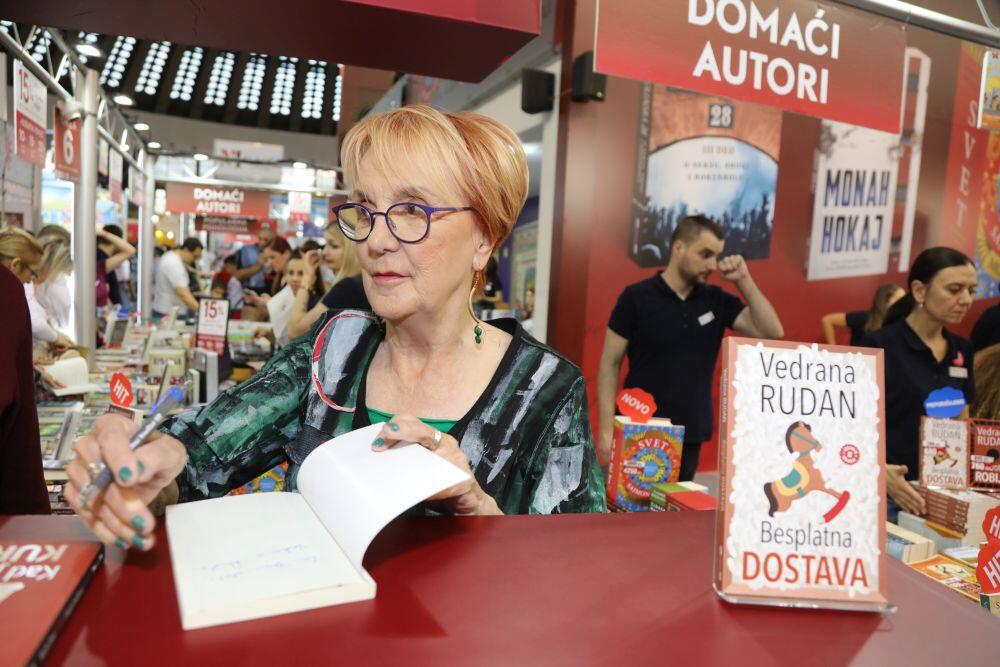 Vedrana Rudan na Sajmu knjiga u Beogradu