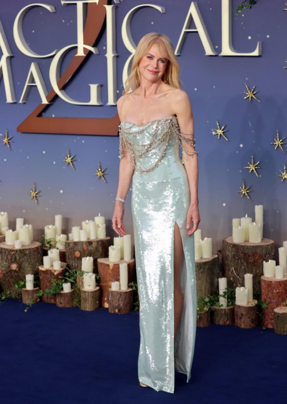 Nikol Kidman na premijeri filma "Praktična magija 2" u Londonu