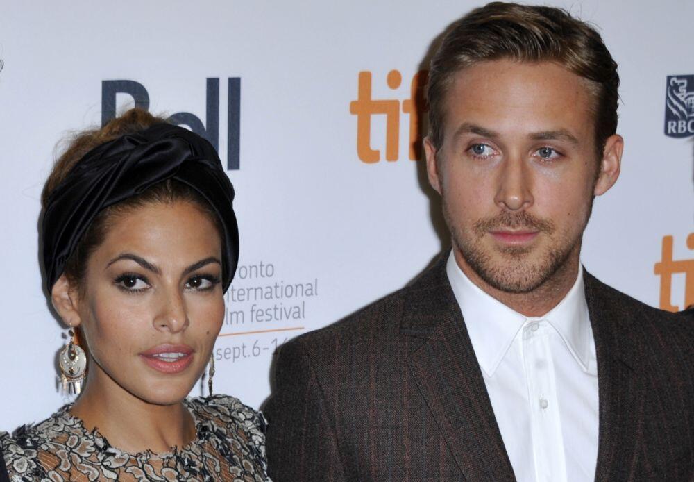 Eva Mendez i Rajan Gosling na promociji filma 'Kuća iza borova' 2012.