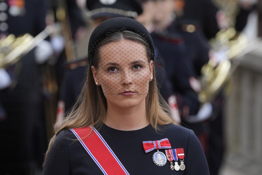 Princeza Ingrid Aleksandra od Norveške u Parlamentu