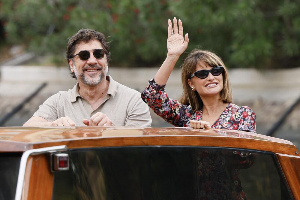 Havijer Bardem i Penelope Kruz u Veneciji tokom 83. Mostre