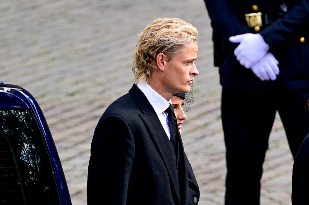 Marijus Borg Hojbi na sahrani kralja Haralda V