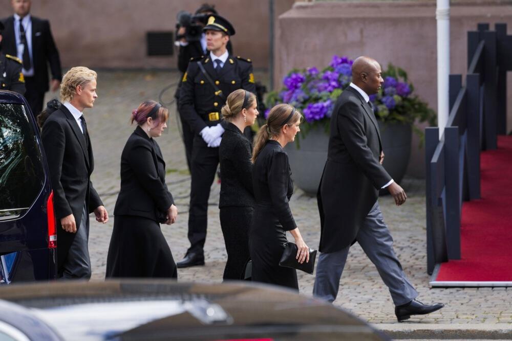 Marijus Borg Hojbi na sahrani kralja Haralda V