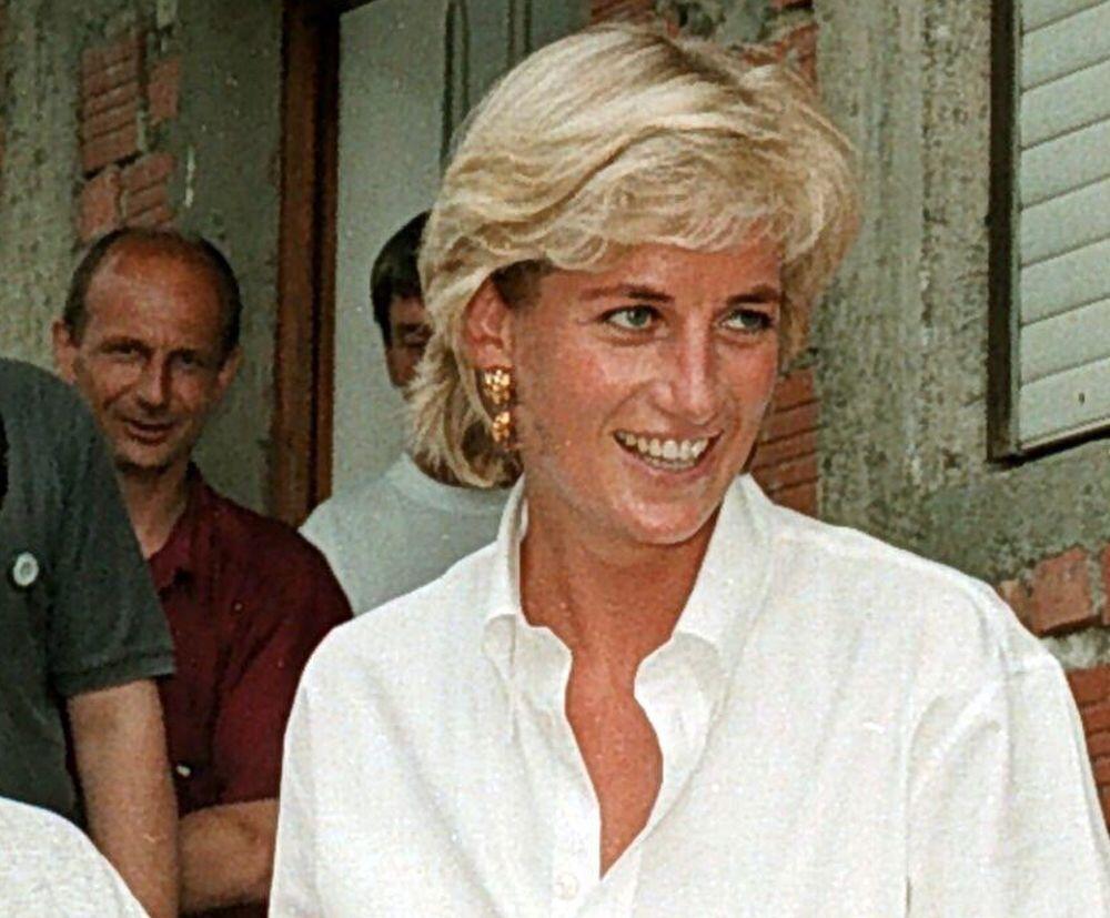 Princeza Dajana prilikom posete Bosni i Hercegovini, nedugo pre smrti
