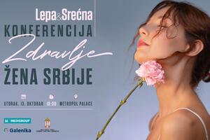 Prijavite se za konferenciju magazina &bdquo;Lepa&Srećna&ldquo; &bdquo;Zdravlje žena Srbije&ldquo;