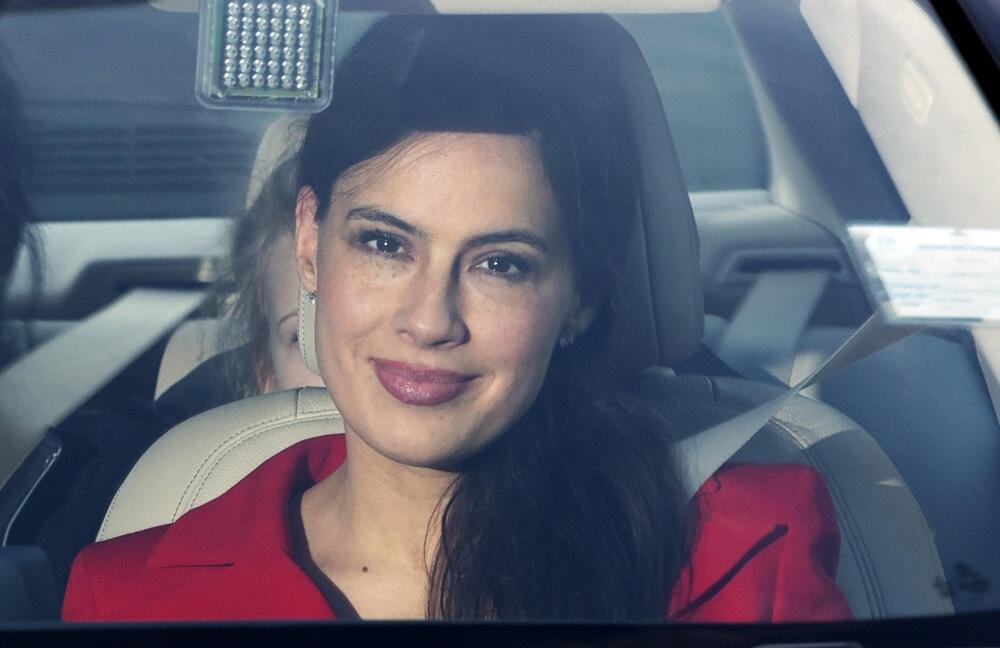 Sofi Vinklman posle božićnog ručka u Bakingemskoj palati