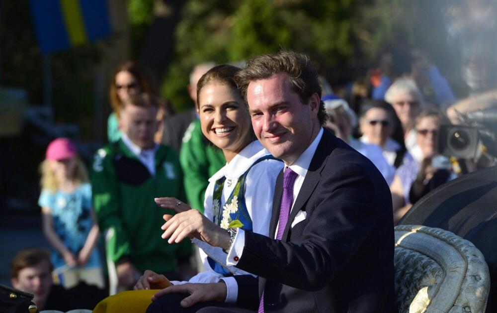 Princeza Madlen sa suprugom Kristoferom