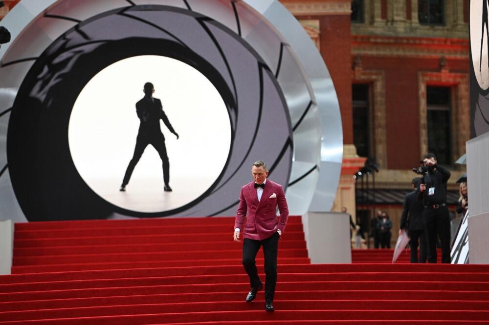 Danijel Krejg na premijeri filma o Džejmsu Bondu 'Nije vreme za umiranje'