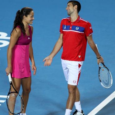 Ana Ivanović, Novak Đoković, foto: Facebook