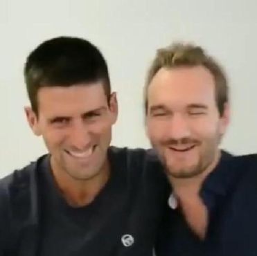 Novak Đoković i Nik Vujačić, foto: YouTube
