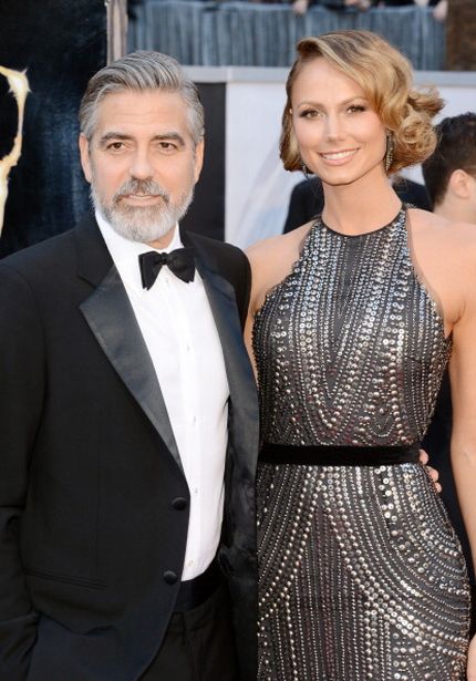Džordž Kluni i Stejsi Kajbler, foto: Getty