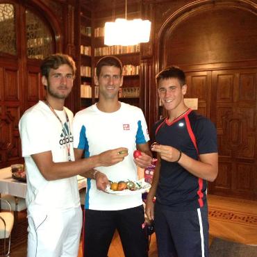 Novak Đoković sa braćom Markom i Đorđem, foto: Facebook
