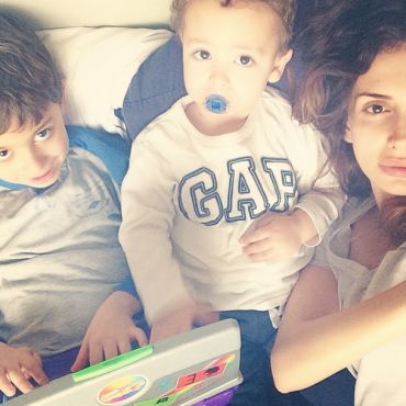 Emina Jahović sa sinovima, foto: Instagram
