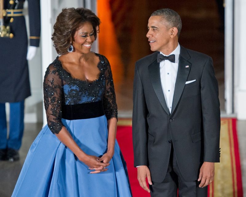 Mišel i Barak Obama, foto: Profimedia