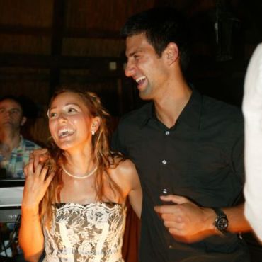 Novak Đoković i Jelena Ristić, foto: Luka Šarac, Facebook