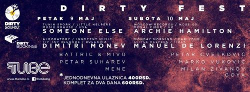 Dirty Fest flajer, Promo foto