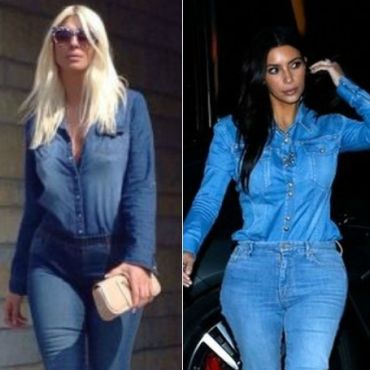 Jelena Karleuša, Kim Kardašijan, foto: Instagram, Profimedia