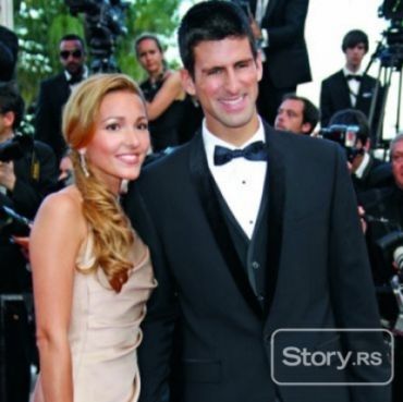 Novak Đoković i Jelena Ristić, foto: Facebook