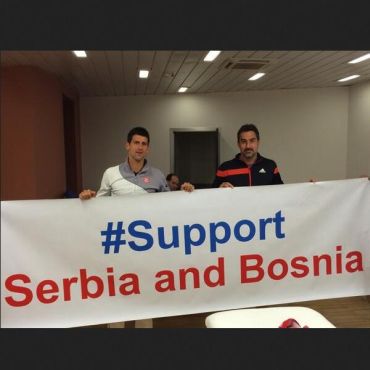 Novak Đoković, Nenad Zimonjić, foto: Twitter