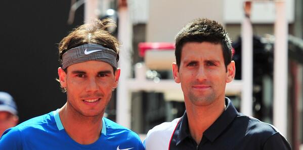 Rafael Nadal, Novak Đoković, foto: Twitter