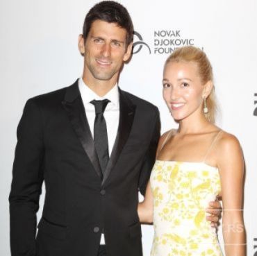 Novak Đoković i Jelena Ristić, foto: Profimedia