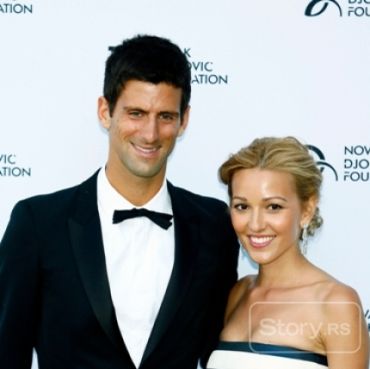 Novak Đoković i Jelena Ristić, foto: Profimedia