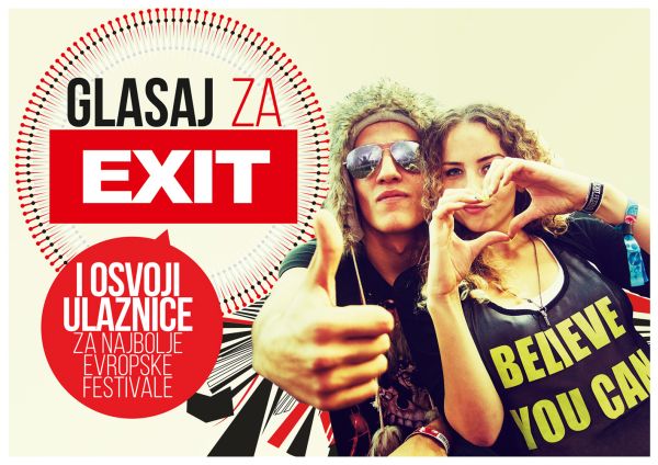 Glasaj za Exit, foto: Promo