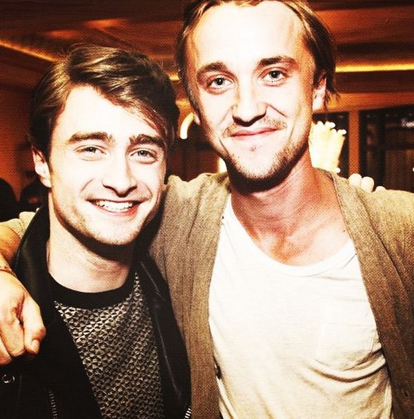 Tom Felton i Danijel Redklif, foto: Instagram