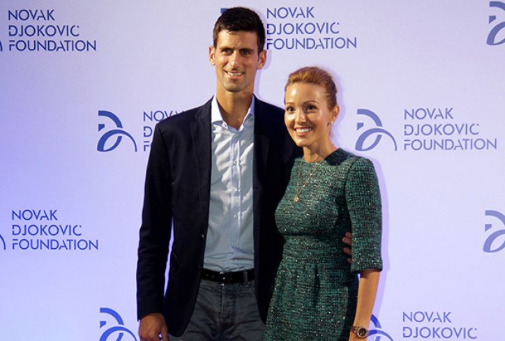 Novak i Jelena Đoković, foto:  Damir Dervišagić