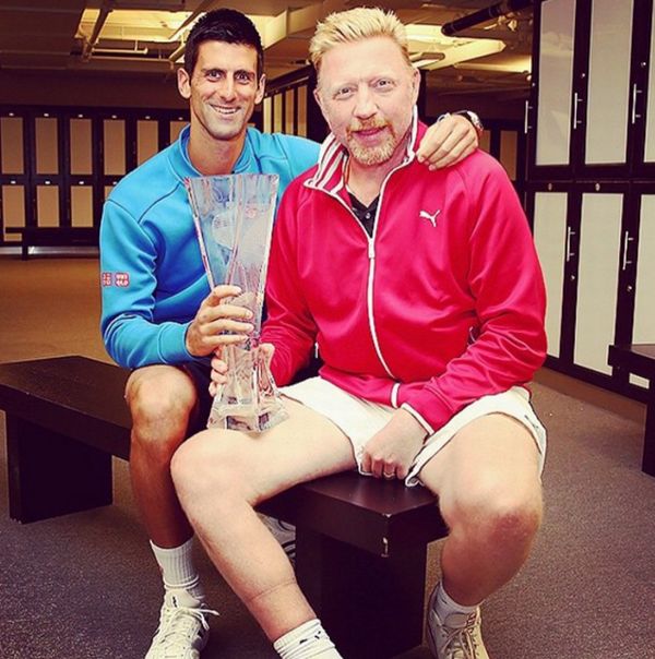 Novak Đoković i Boris Beker, foto: Instagram