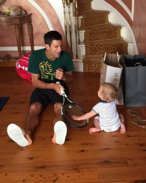 Novak i Stefan Đoković, Foto: Instagram