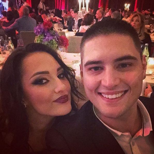 Ljubomir Perućica i Aleksandra Prijović, Foto: Instagram