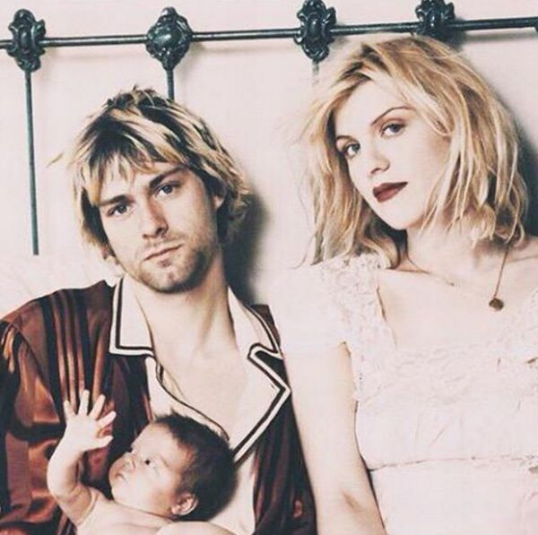 Kortni Lav i Kurt Kobejn sa ćerkom, foto: Instagram