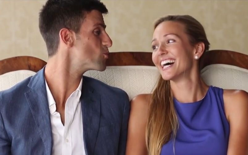 Novak i Jelena Đoković, foto: screenshot