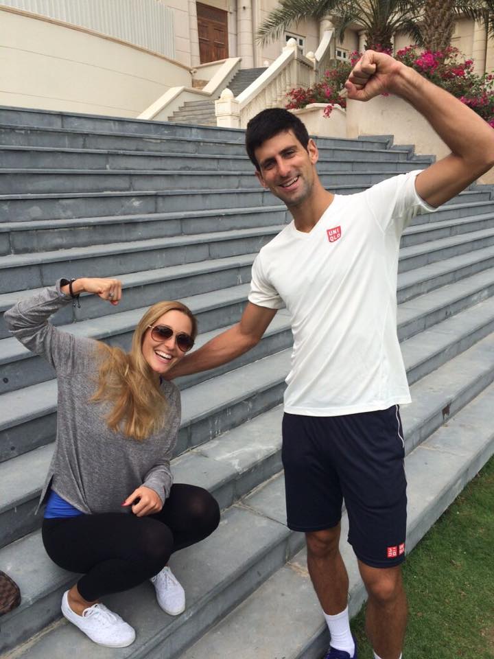 Novak i Jelena Đoković, foto: Facebook