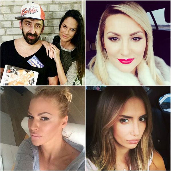 Ognjen i Danijela Amidžić, Nataša Bekvalac, Goca Tržan, Emina Jahović, foto: Instagram